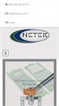 Mobile Screenshot of netek.com.tr